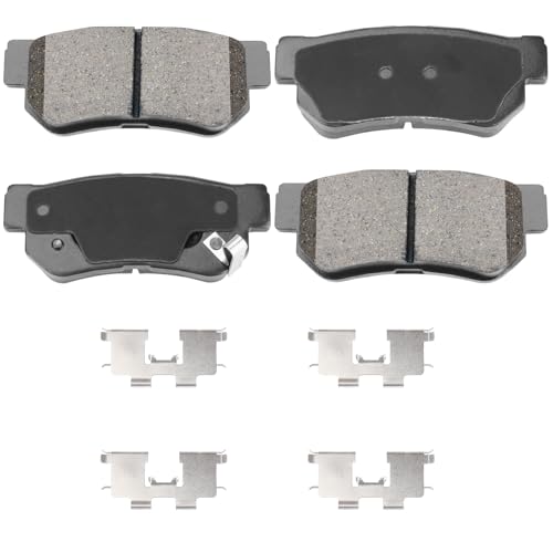 Ceramic Rear Brake Pads for Hyundai Elantra,Sonata,Santa Fe,Tucson - size: D813
