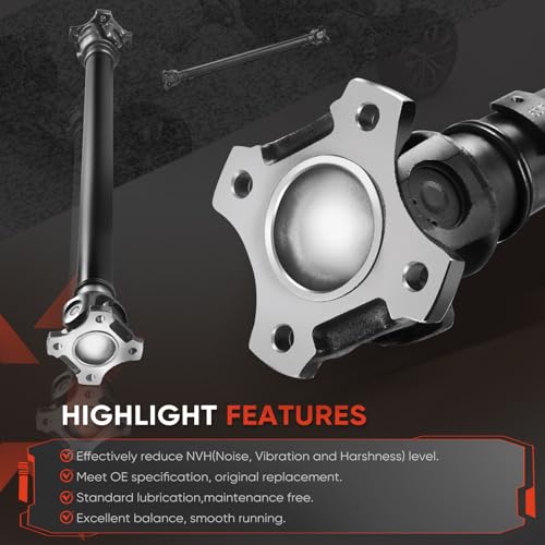 26207620520 Drive Shaft - Front Driveshaft Propeller Drive Shaft Assembly - color: 26207620520