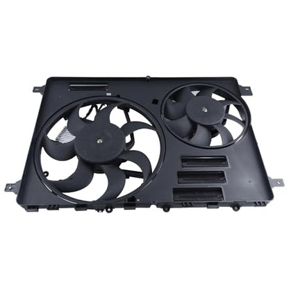Engine Cooling Radiator Fan w/Controller Assembly Fit for 2010-2016 XC60,2011-2016 S60,2008-2015 XC70,2008-2015 S80,2015-2016 V60,2008-2010 V70 Replace 838-0009