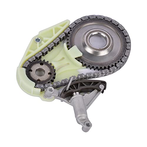 Oil Pump Timing Drive Chain Set Engine Oil Pump Timing Chain Set Components Applied for X1 X3 Z4 F35 F30 Oil Pump Drive Chain Replacement Parts OE 11417605366 11417605367 - size: Oil Pump Guide Chain Gear