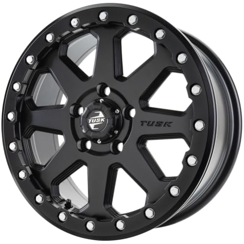 Tusk 4/137 Uinta Beadlock Wheel - 15x7, 4.0+3.0, Matte Black