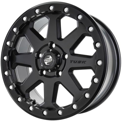 Tusk 4/137 Uinta Beadlock Wheel - 15x7, 4.0+3.0, Matte Black