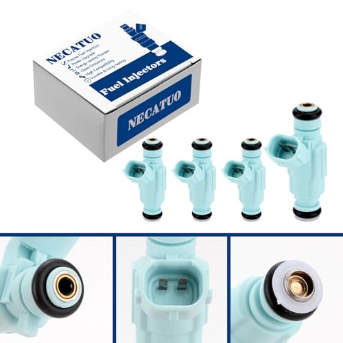 Set of 4 Fuel Injectors - Compatible with Hyundai Elantra 2007-2012 Kia Soul 2010-2011 Spectra 2007-2009 Except Calif 2.0L L4 - Replaces FJ1012 35310-23800 842-12345 - color: Set of 4, size: FJ1012