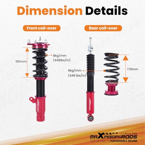maXpeedingrods Coilovers for Honda Accord 2018-2022