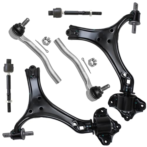 Detroit Axle - 2.4L Front End Control Arms Kit for 2013-2017 Honda Accord - size: 6CS48064/6PC