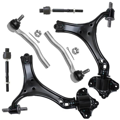 Detroit Axle - 2.4L Front End Control Arms Kit for 2013-2017 Honda Accord - size: 6CS48064/6PC