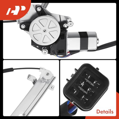 A-Premium Front Driver Side Power Window Regulator with Motor (6-Pin) - style: Front Driver Side (LH)