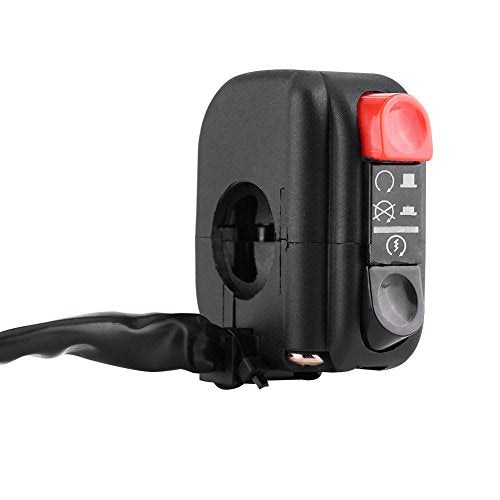 7/8'' Universal Motorcycle Engine Stop Start Kill Switch,Motorbike Waterproof On Off Start Kill Switch for ATV,Dirt Pit Bike,Scooter,Quad