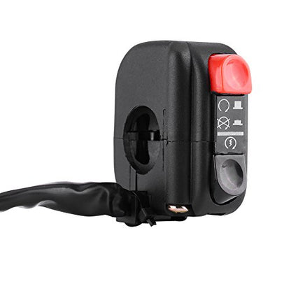 7/8'' Universal Motorcycle Engine Stop Start Kill Switch,Motorbike Waterproof On Off Start Kill Switch for ATV,Dirt Pit Bike,Scooter,Quad