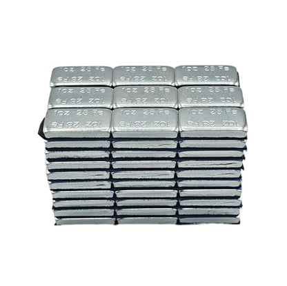 C-HORSE 540 Pcs,1 Oz, Zinc, Adhesive Stick On Wheel Weights, Blue Adhesive Easy Peel Tape - (1 Oz, Zinc, 6 Boxes, 540 Pcs) Wheel Weights Stick On Wheels - color: Zinc