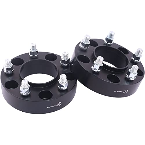 Black Forged 5x4.5 Hubcentric Wheel Spacers 1.5 Inch with 12x1.5 Studs 67.1mm Hub Bore Compatible with Jeep Hyundai-Mazda-Mitsubishi 5 Lug 5x114.3 for Compass Patriot Genesis Tucson-Pack of 2 - size: 1.5 Inch-Pack of 2