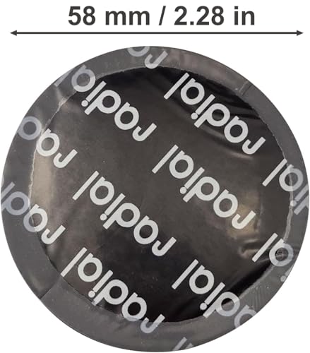 80 Pcs 2.4in Car Tire Patch, Tire Repair Kit Heavy Duty - Bike Tube Patch Tools, Quickly Repair Broken Tyre on All Models