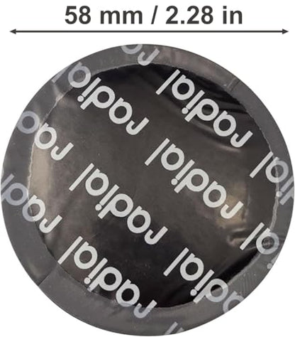 80 Pcs 2.4in Car Tire Patch, Tire Repair Kit Heavy Duty - Bike Tube Patch Tools, Quickly Repair Broken Tyre on All Models