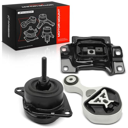 A-Premium Engine Motor and Transmission Mount Kit, with Torque Strut Mount - style: 3PCS - Automatic, FWD, Turbocharged