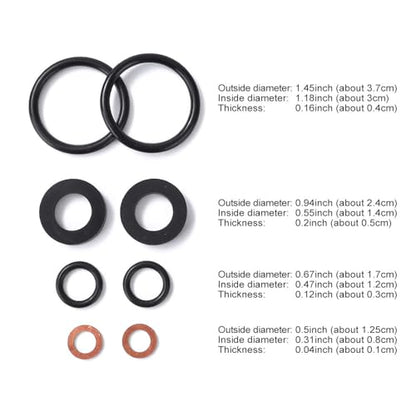 41mm Fork Seal Kit & Rebuild Replacement Kit for Harley Davidson 1984-2017,OEM Equivalent JGI-45849-84
