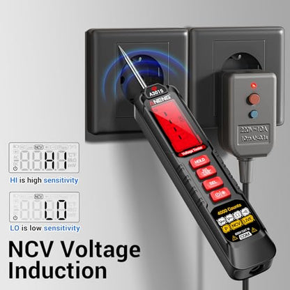 ANENG 0.5-600V Multimeter,AC/DC Automotive Test Light,Buzzer Circuit Tester - style: A3015 Normal Version