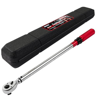 Hairich 3/4-Inch Torque Wrench, Dual-Direction Adjustable 60 tooth 100-400ft.lb/136-542Nm, Professional Torque Wrench, for Maintenance Tool and Product Assembly - size: 3/4inch 100-400FT.LB