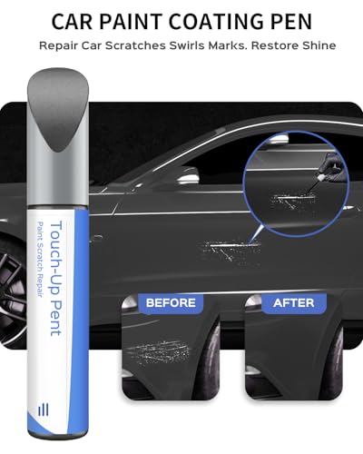UJ Sterling Gray Metallic Touch Up Paint Compatible with Ford Exact Match–Chips and Nicks Touch Up - color: Sterling Gray Metallic(UJ) for Edge/Escape/Expedition/Explorer/Fiesta/Flex/Focus/Fusion/Taurus/Transit/Transit Cargo/Transit Wagon/Truck