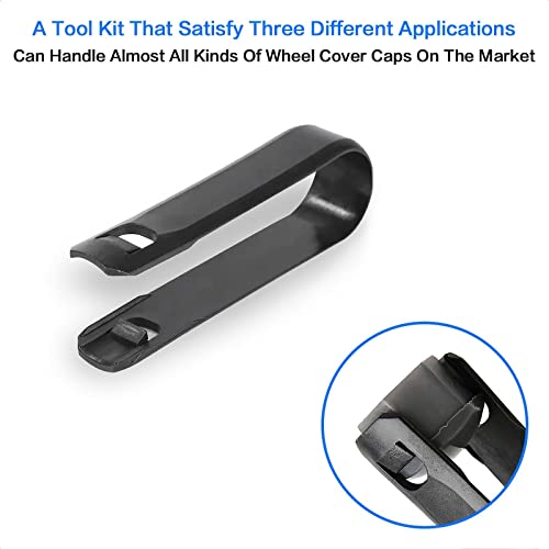 Pack of 3 Type Car Wheel Hub Bolt Nut Cover Removal Tool