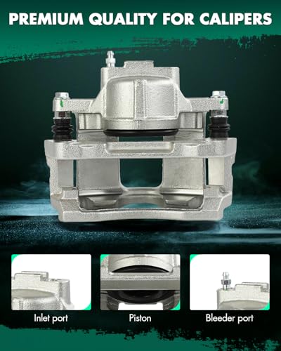 SCITOO Front Left Disc Brake Caliper With Bracket 18B5484 - size: Front Driver[18B5484]