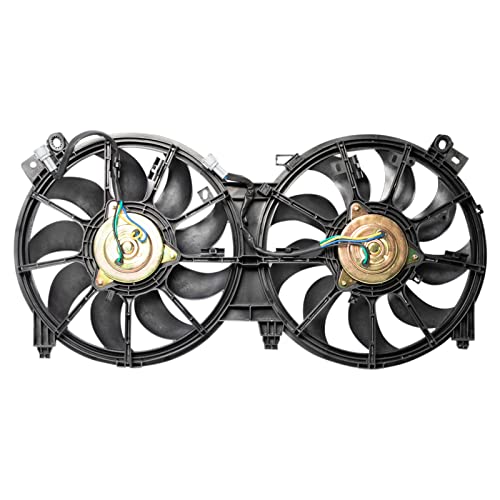 TRQ Radiator Dual Cooling Fan Assembly - style: RFA80408