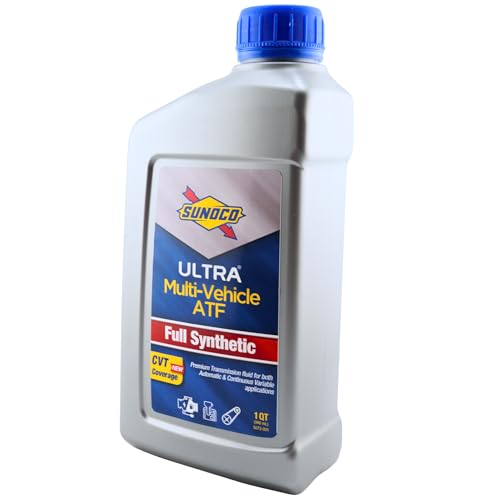 Full Synthetic Multi-Vehicle Automatic Transmission Fluid – Sunoco Ultra ATF – CVT Compatible – 1 Quart (Pack of 2)