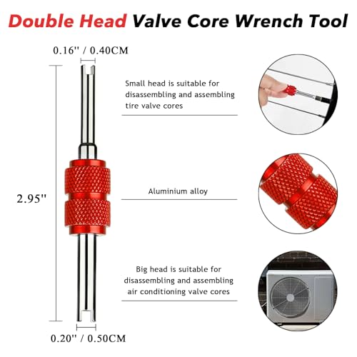 R134A R12 A/C HVAC Air Conditioner Schrader Valve Stem Core Remover