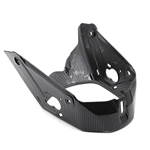 Mokuo Motorcycle Carbon Fiber Headlight Cover Fit for Honda Grom Msx 125 2013-2016 - size: Carbon Fibre, style: Head Light Cover