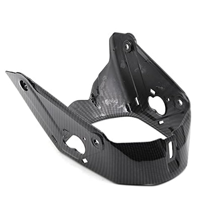 Mokuo Motorcycle Carbon Fiber Headlight Cover Fit for Honda Grom Msx 125 2013-2016 - size: Carbon Fibre, style: Head Light Cover