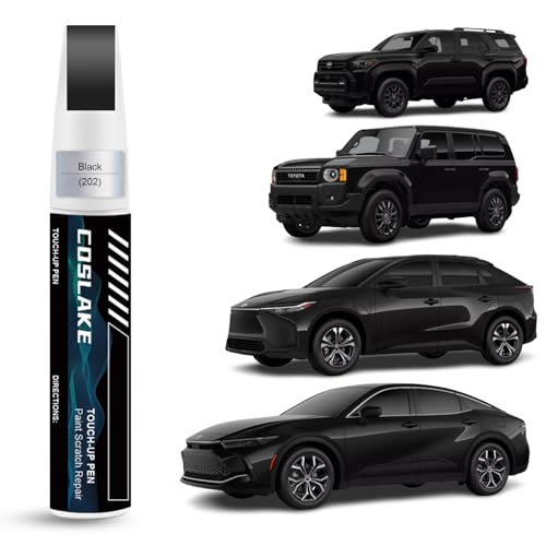 Car Touch Up Paint(Black(202)) for Toyota - color: Black(202) for 2025 Tacoma/2024 Tacoma/2024 Venza/2025 Toyota Crown/2024 bZ4X/2025 Land Cruiser/2025 4Runner/2025 bZ4X/2025 GR Corolla/2025 Toyota Crown Signia