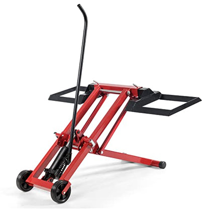 IRONMAX Adjustable Lawn Mower Lift, 500 LBS Weight Capacity