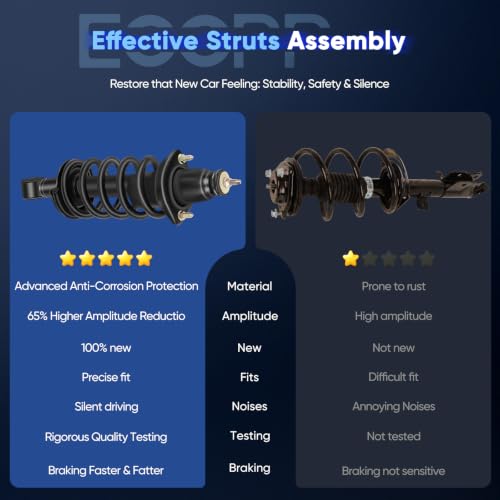 ECCPP Rear Complete Strut Spring Assembly for 2002-2006 for Honda CR-V - size: 171380L 171380R