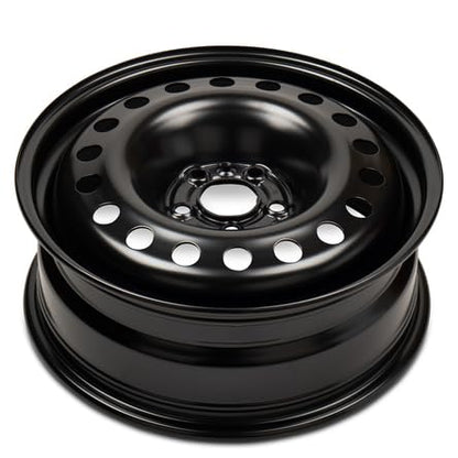 New OEM Replacement Wheel for 2015-2018 Jeep Renegade 17x6.5 inch Steel Rim Painted Black Fit - size: 2015-2018 - 17x6.5