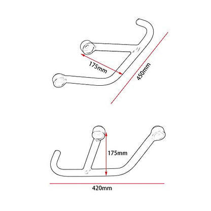 Motorcycle Steel Crash Bar Highway Freeway Engine Guard Bumper Frame Falling Protector Protection for Y.amaha MT 03 25 MT-25 MT-03 MT03 MT25 2013 2014 2015 2016 2017 2018 2019 2020 2021 2022 2023
