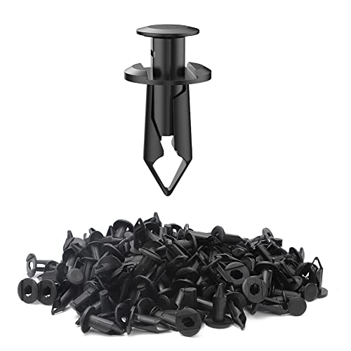 100pcs 8mm Push Retainer Clips for ATV Fender Honda Polaris Kawasaki - size: One Size