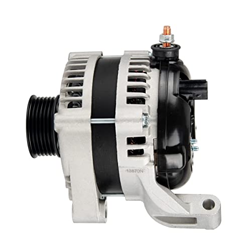 13870 Alternator, Alternator 160 Amp Compatible With 2001-2003 Chrysler Voyager 2001-2007 Dodge Grand Caravan Town & Country Replace 13870N 13870 A13870 94113 12315 - style: 13870N