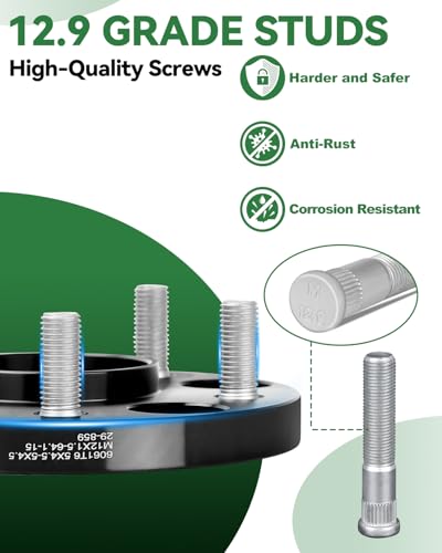 15mm 5x4.5 Hubcentric Wheel Spacers 4PCS for Honda Acura - size: 15mm 5x4.5-64.1mm(M12x1.5)