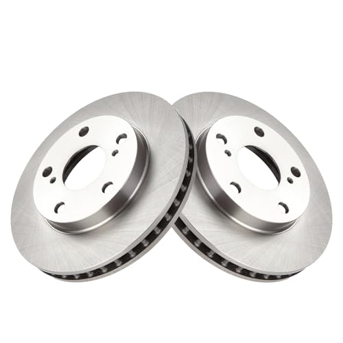 TRQ Front and Rear Brake Pad and Rotor Set Ceramic Vented Solid Rotors - style: BKA11815