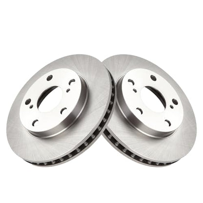TRQ Front and Rear Brake Pad and Rotor Set Ceramic Vented Solid Rotors - style: BKA11815
