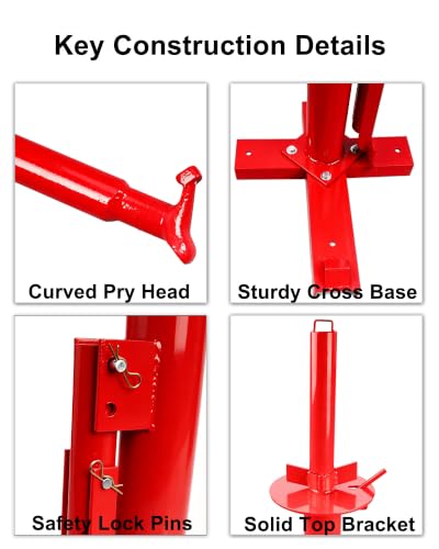 4" to 21" Manual Tire Changer Portable Hand Bead Breaker Mounting Tool Manual Steel Tire Changing Tool for Home Garage Small Auto Shop