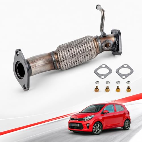 52577 Flex Exhaust Pipe for 2009-2010 Kia Rondo & Kia Optima 2.4L FP04 - size: Rondo / Optima
