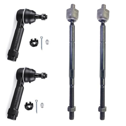 4PC Front Inner Outer Tie Rod Ends FITS for Dodge Journey 2009-2020 - size: 4p for journey 09-20