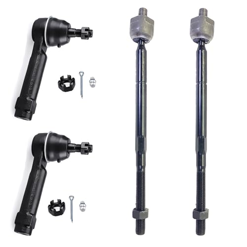 4PC Front Inner Outer Tie Rod Ends FITS for Dodge Journey 2009-2020 - size: 4p for journey 09-20