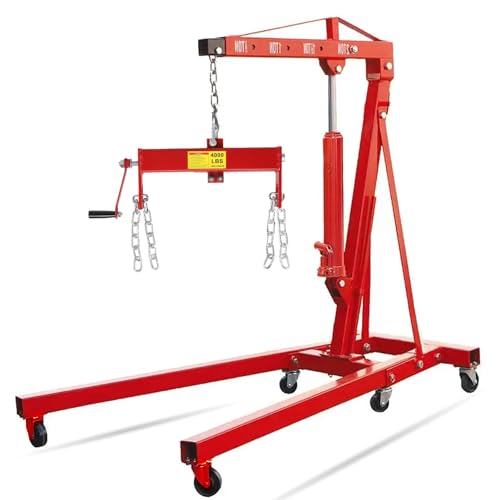 2 Ton Folding Hydraulic Engine Hoist with Load Leveler
