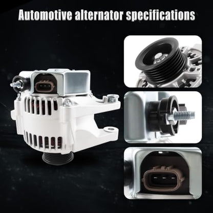 Alternator for 03-08 Toyota Corolla Matrix 1.8L, 00-05 Celica 1.8L 13878N - size: 2003-2008 Corolla 1.8L