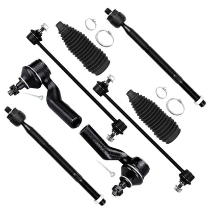 SCITOO 8pcs Front Tie Rod Kit for Mazda 3 2004-2009, 5 2006-2015