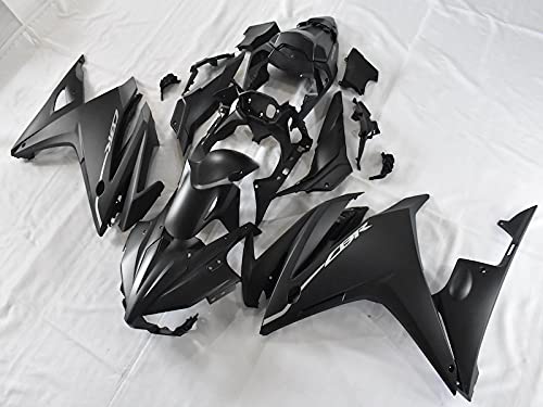 FC Matte Black Fairing kit Fit for HONDA 2016 2017 2018 CBR500R Motorycycle fairings Plastic Bodywork Bodyframe Aftermarket a003