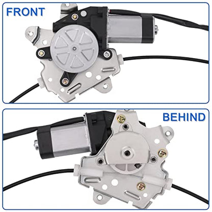 Obaee Window Regulator with Motor Front Right Passenger Side, OE 741-349 - size: Front Right Passenger Side