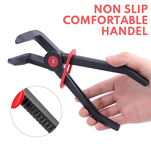 BILITOOLS 3pcs 90° Hose Pinch Off Pliers Set, Clamp Tool for Lines - size: 3-Piece, style: 90 Angled