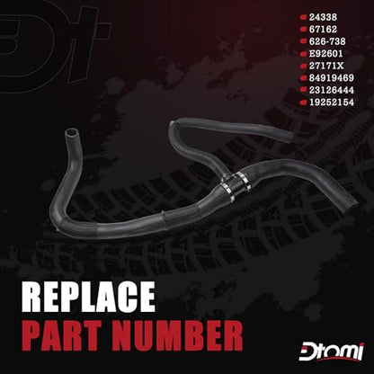 Engine Coolant Hose, Radiator Return Hose, Cadillac Escalade, 24338